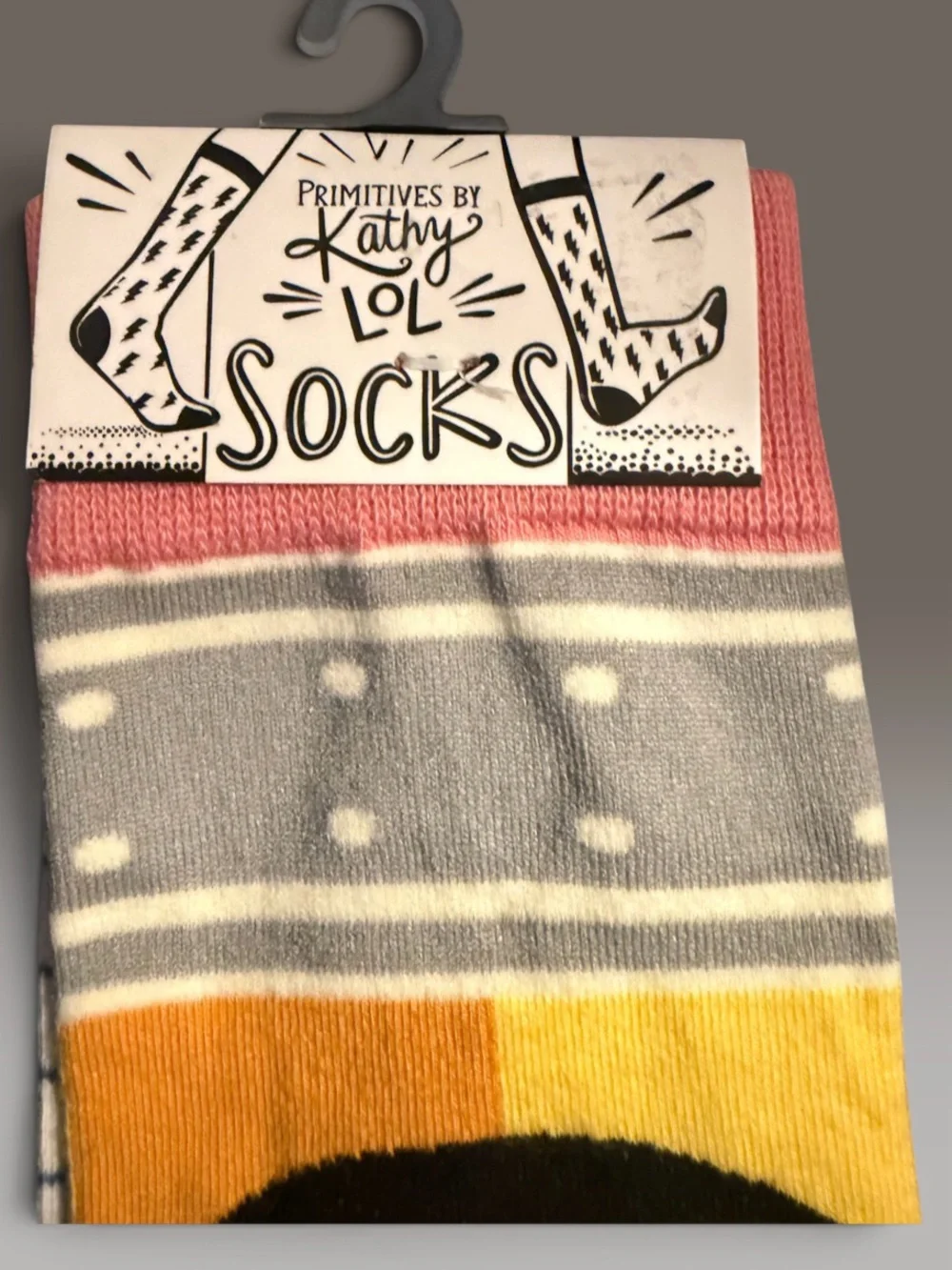 Primitives by Kathy LOL No. 1 Teacher Novelty Socks NWT